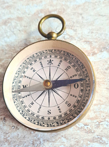 Antique metal pocket - antique,