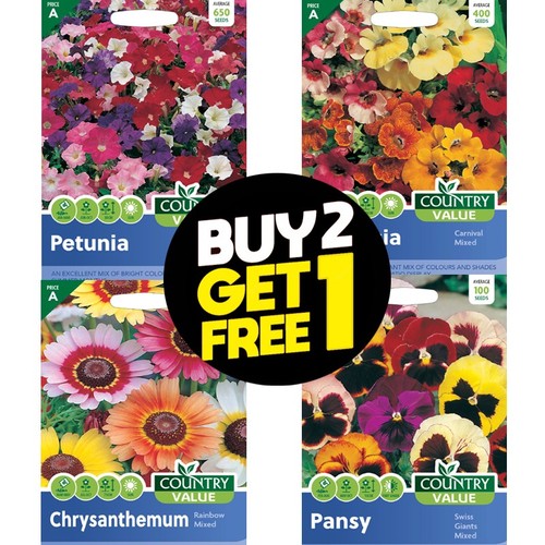 Flower seeds pansy poppy - seeds,