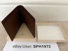 ROLEX MENS BI-FOLD BROWN