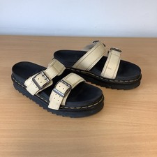 Dr. Martens Myles Sandals Size 5 Beige Leather USM 6 USL 7 EU 38 Footwear Shoes