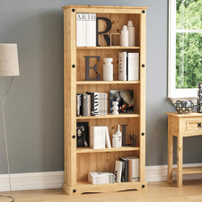 Corona Tall Bookcase, Solid
