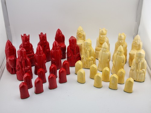 Isle lewis chess set pieces - lewis,