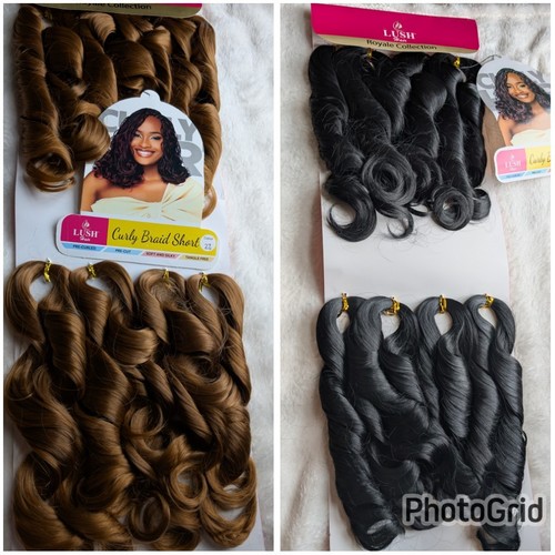 Short french curls braiding - short,