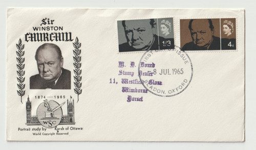 1965 fdc sir - gb,