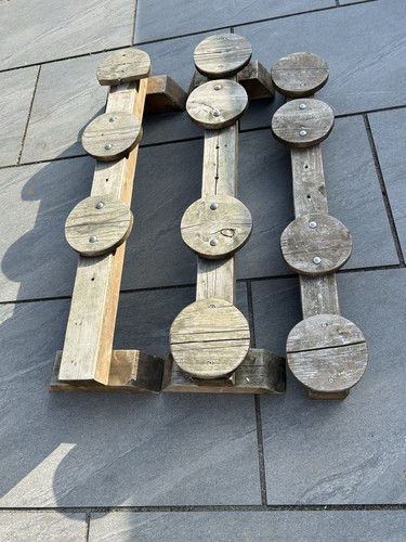 Wooden balance beams outdoor - wooden,