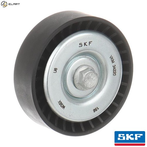 Deflectionguide pulley vribbed - pulley,