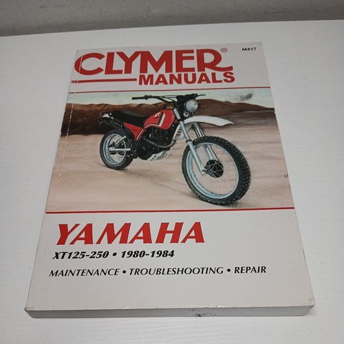 Clymer yamaha xt125 250 84 - yamaha, 80-84
