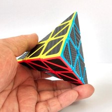 Pyramid Cube Puzzle 3x3 Carbon