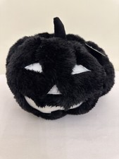 BNWT George @ Asda Black Pumpkin Pillow / Cushion Glow In The Dark Large 29x20