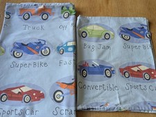 Next Boys Cars, Bikes & Trucks Single Duvet Cover & Pillowcase, blue
