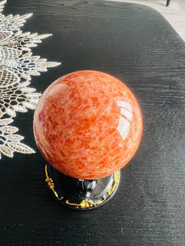 Natural sunstone crystal - natural, ball