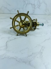 Unusual brass nautical ships - brass,