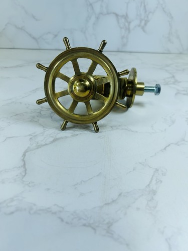 Unusual brass nautical ships - brass,