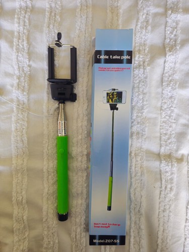 Green selfie stick - green,