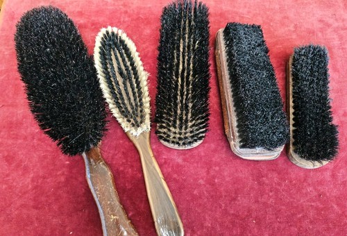 Vintage lot five wooden - of,