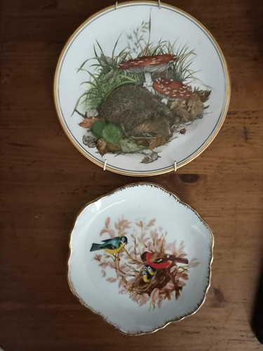 Two decorative plates - ,