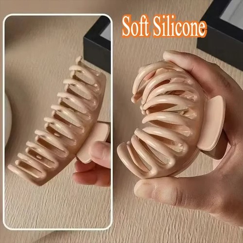 Silicone hair claw - claw, clip