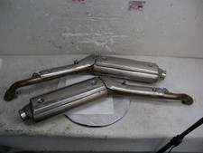 HONDA XL1000V VARADERO HM MBT E1 REAR SILENCERS EXHAUSTS     (32394)