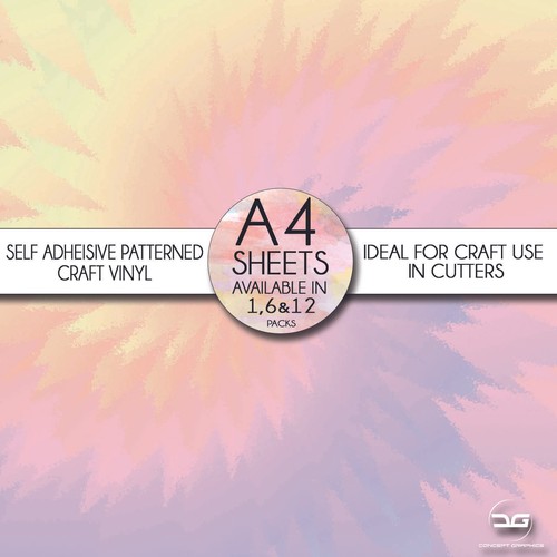 Tie dye pastel - patter, self