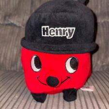Huggable Henry Hoover Soft Plush Toy Casdon Red Black Vacuum Cleaner Rare READ