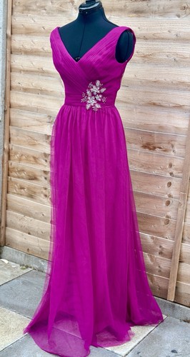 Hot pink formal gown - pink, 8