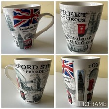 Rare Souvenirs Historical London Landmarks Coffee Mug Cup England 
