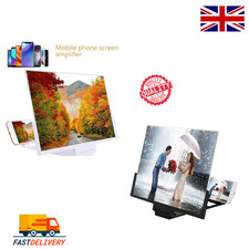 14" inch Mobile Phone Screen Enlarger Magnifier 3D HD Video Amplifier Stand UK