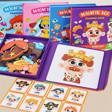 Educational Magnetic Dress-Up Puzzle Toy for Kids | Fun Character Occupation