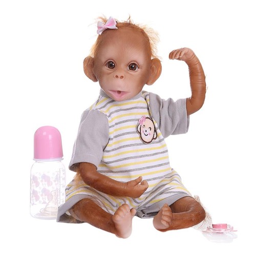 Vinyl monkey baby doll - baby,