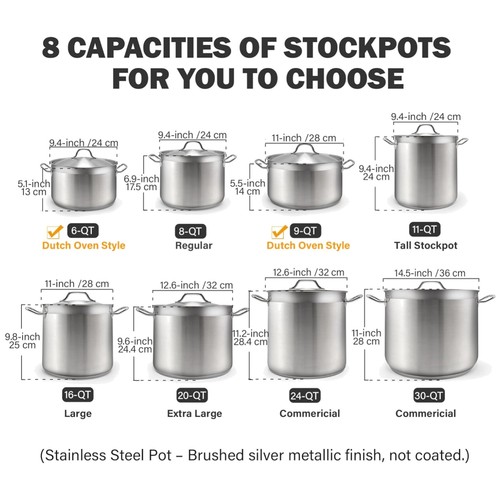Large stainless steel - stainless, for