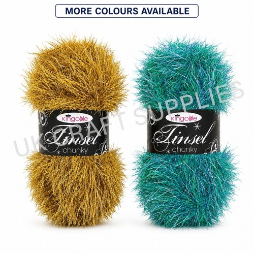 King cole tinsel chunky 50g - king,