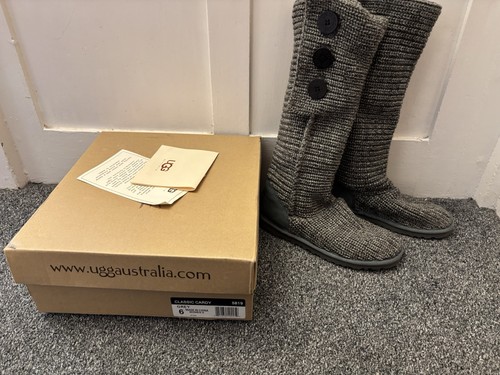Ugg grey classic cardy boots - classic,
