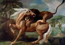 Horse Attacked by Lion 1762