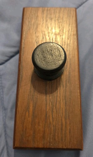 Vintage wooden rocker blotter - wooden,