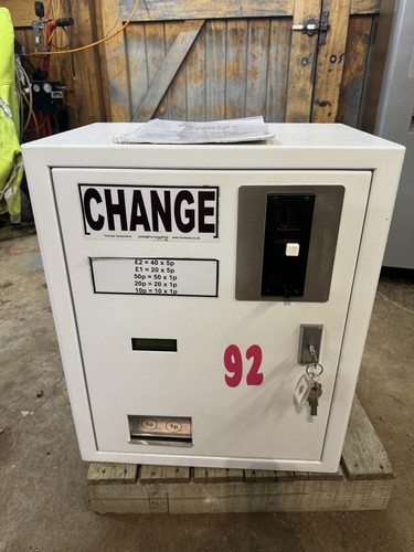 Thomas change machine vending - change,