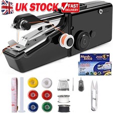Mini Sewing Machine Handheld Cordless Hand Held Portable Easy Home Stitch Sew