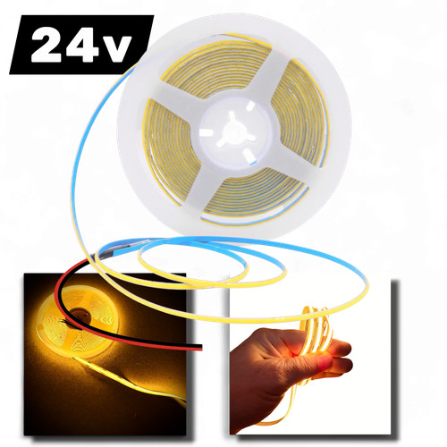 24v cob led - 5m, light