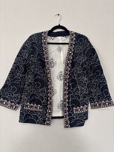 Monsoon navy embroidered - monsoon,