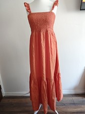 H&M Maternity Orange Ruffle