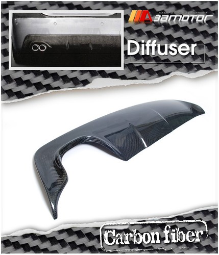 Carbon fibre rear bumper - carbon,