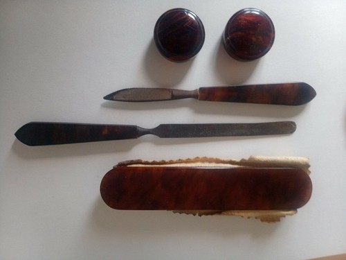 Antique ladies tortoiseshell - antique,