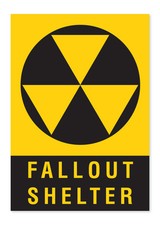 FALLOUT SHELTER SIGN - SELF