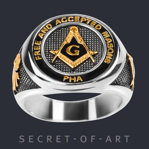Masonic ring for freemason - ring,