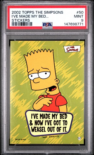 2002 topps simpsons stickers - 2002,