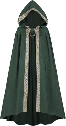 Retro cloak with - with, hood