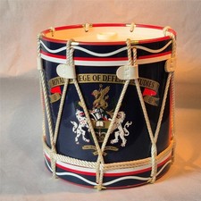 Vintage military Royal college of defence Ice Bucket Drum  17.5 cm Tall