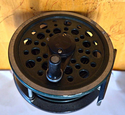 Black aluminium fly reel 4 - black,