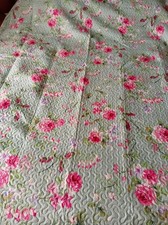 Floral Quilted Bedspread