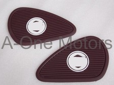 Tank Knee Pad Brown & White