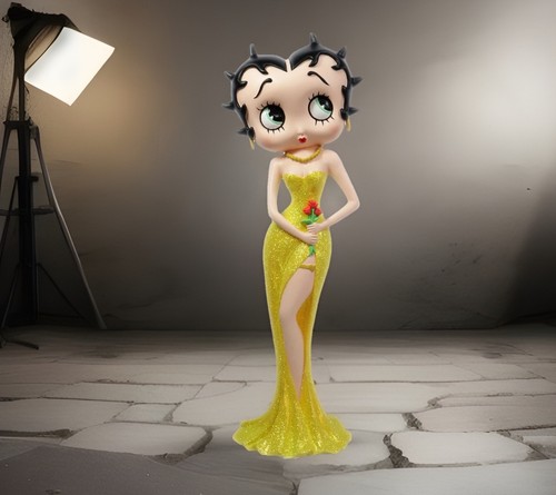 Betty boop holding flowers - betty,